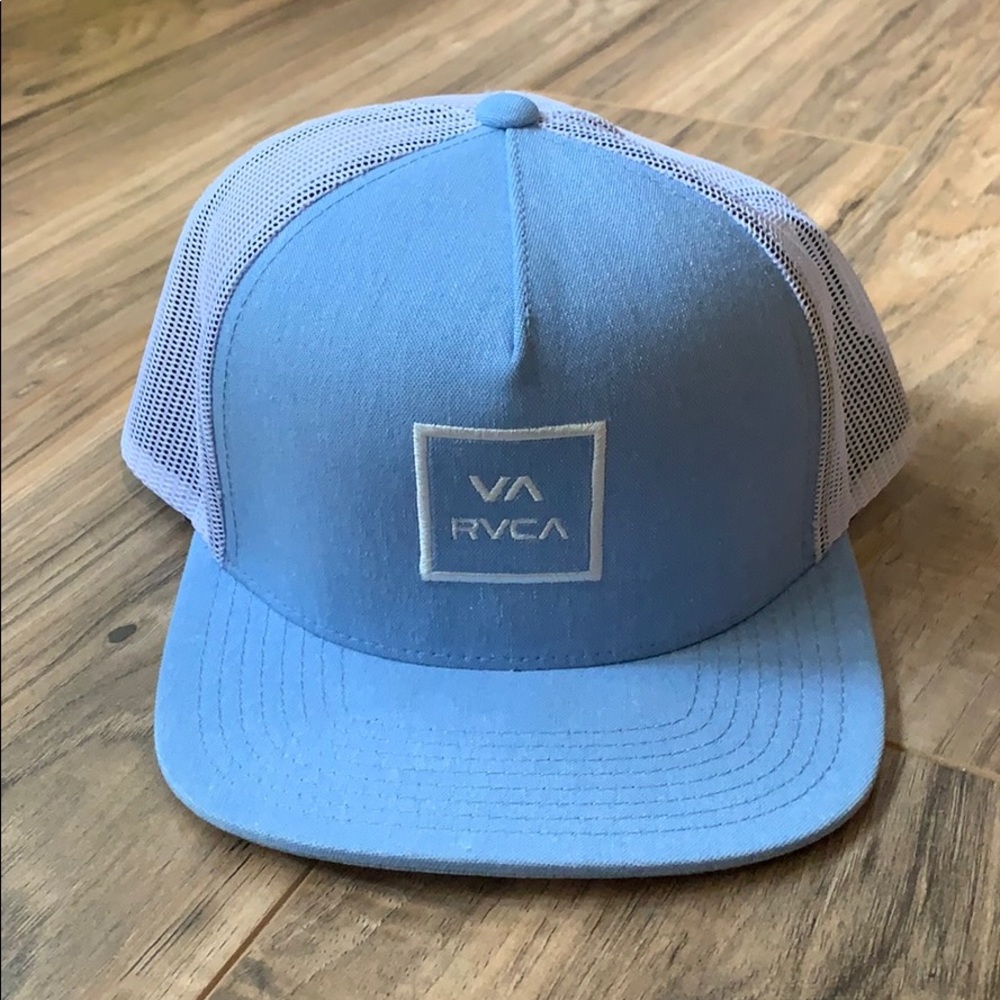 Baby Blue Snap Back RVCA Hat